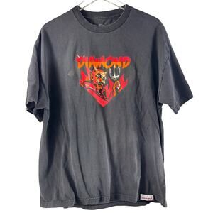 Vintage Diamond Supply Co. See You Soon Devil Double‎ Sided Black Tee Mens XL